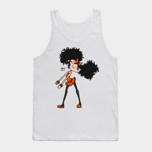 Izzy Orange Tank Top